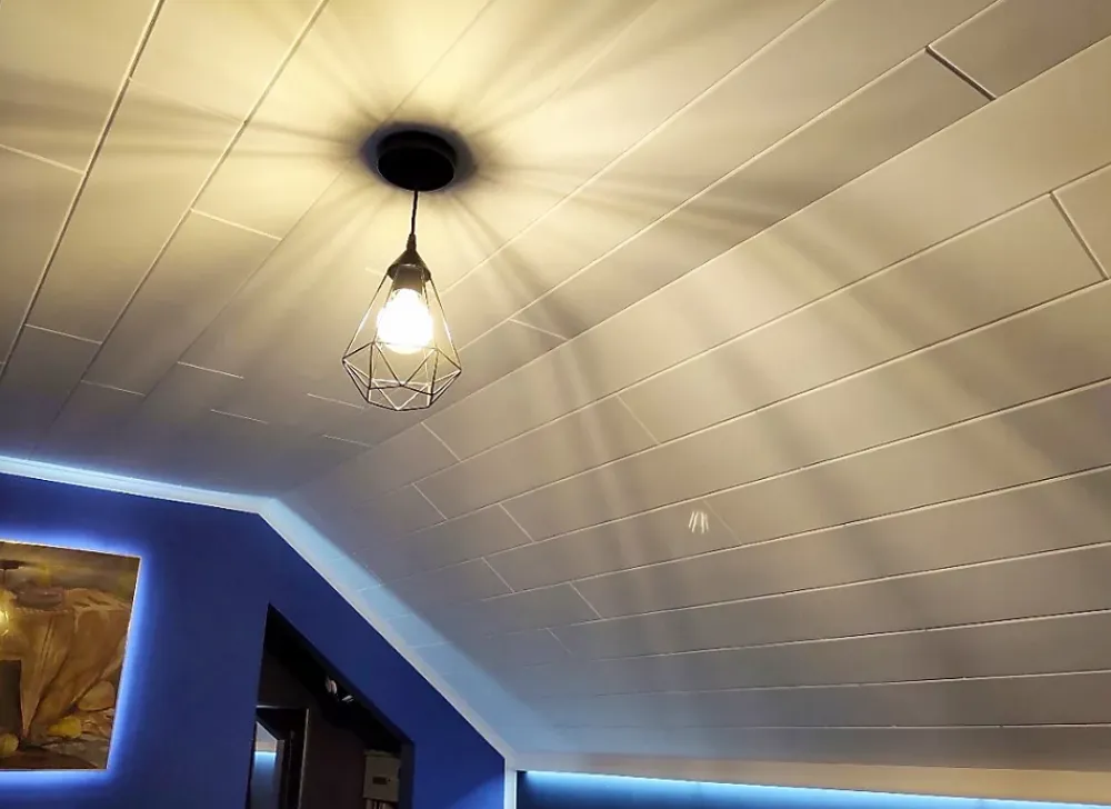 Deccart Panneaux de plafond et panneaux muraux Decoratif P08 2m² / 12pièces- Panneau Mural Décoratif