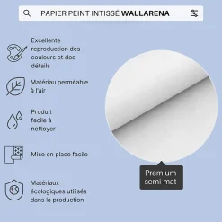 Wallarena Papier Peint Panoramique<Papier Peint Enfant Football Stade Intissé Panoramique 350x250 cm - Colle Inclus - Chambre Enfant - Moderne Trompe l'oeil