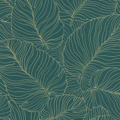 Grandeco Papier Peint<Papier peint expansé vinyle sur intissé Isa vert L.1005 x l.53 cm