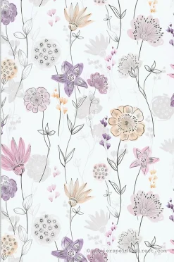 Lutèce Papier peint intissé Fleur L.10.05 x l.0.53 m. - Réf. LTC-36241013- Papier Peint
