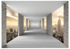 Planete Discount Papier Peint Panoramique<Papier peint intissé panoramique ville et architecture skyward corridor 450x315 cm