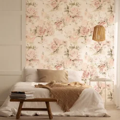 Muralo Papier Peint<Papier Peint Intissé Pour Salon FLEURS Pivoines Plantes Nature