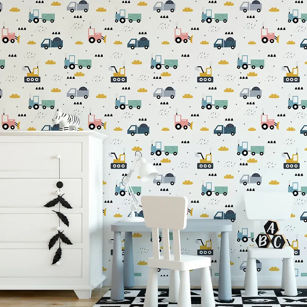 Muralo Papier Peint<Papier Peint Intissé Pour Chambre D'Enfant VEHICULES Nuages