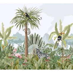 Scenolia Papier Peint Panoramique<Papier peint intissé TERRA TROPICA 300 x 270 cm (LxH) - Tapisserie murale panoramique XXL, Made in France par
