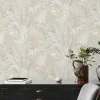 A.S. Creation Papier peint intissé vintage feuillage beige mat l.1005 x l.53cm, As Création- Papier Peint