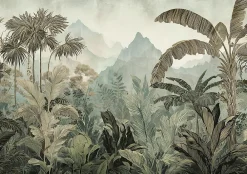 Wallarena Papier Peint Panoramique<Papier Peint Intissé Panoramique Pour Chambre Cuisine Jungle Forêt tropicale 300x210 cm