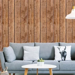 Muralo Papier Peint Panneaux En Bois Pour La Chambre- Papier Peint