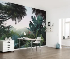 Komar Papier peint panoramique Jungle Morning L.4 m x l.250 cm- Papier Peint Panoramique
