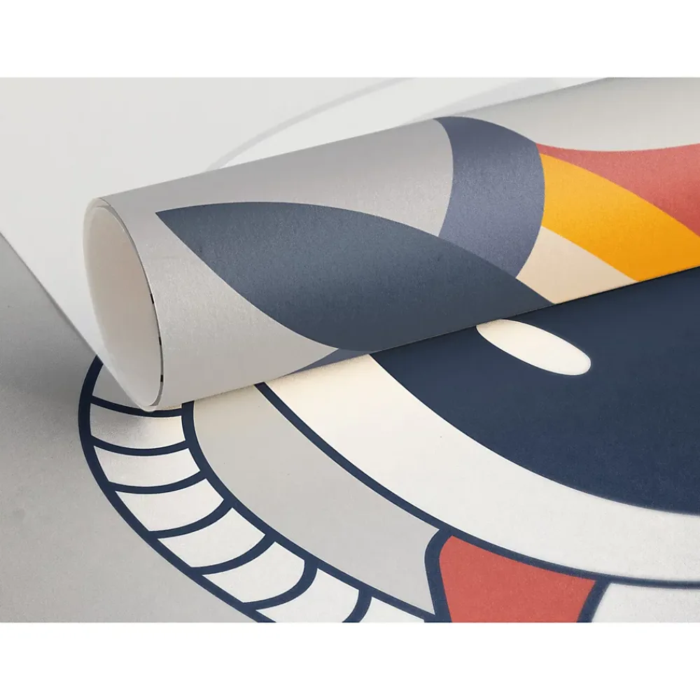 IDPanneaux Papier Peint Panoramique<Papier peint panoramique intissé enfant fusée, astronaute, espace bleu, blanc, 8 lés, L.280 x l.400cm