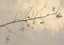 Wallarena Papier Peint Panoramique Intissé Beige Or Abstrait 400x280 cm - Colle Inclus - Moderne XXL Papier Peint Intissé Chambre Salon- Papier Peint Panoramique