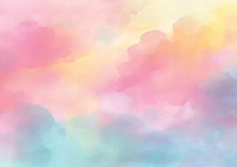 Wallarena Papier Peint Panoramique<Papier Peint Panoramique Intissé Fille Pastel Rose - 400x280 cm - Papier Peint Enfant