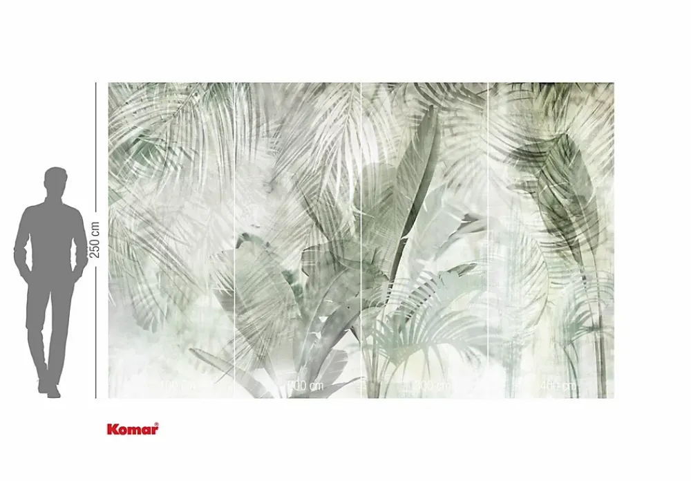 Komar Papier Peint Panoramique<Papier peint panoramique sur intissée de - Botanical Boho - Taille: 400 x 250 cm