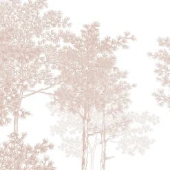 Acte Déco Papier peint panoramique Balade dans les bois, Beige 375 x 250cm- Papier Peint Panoramique