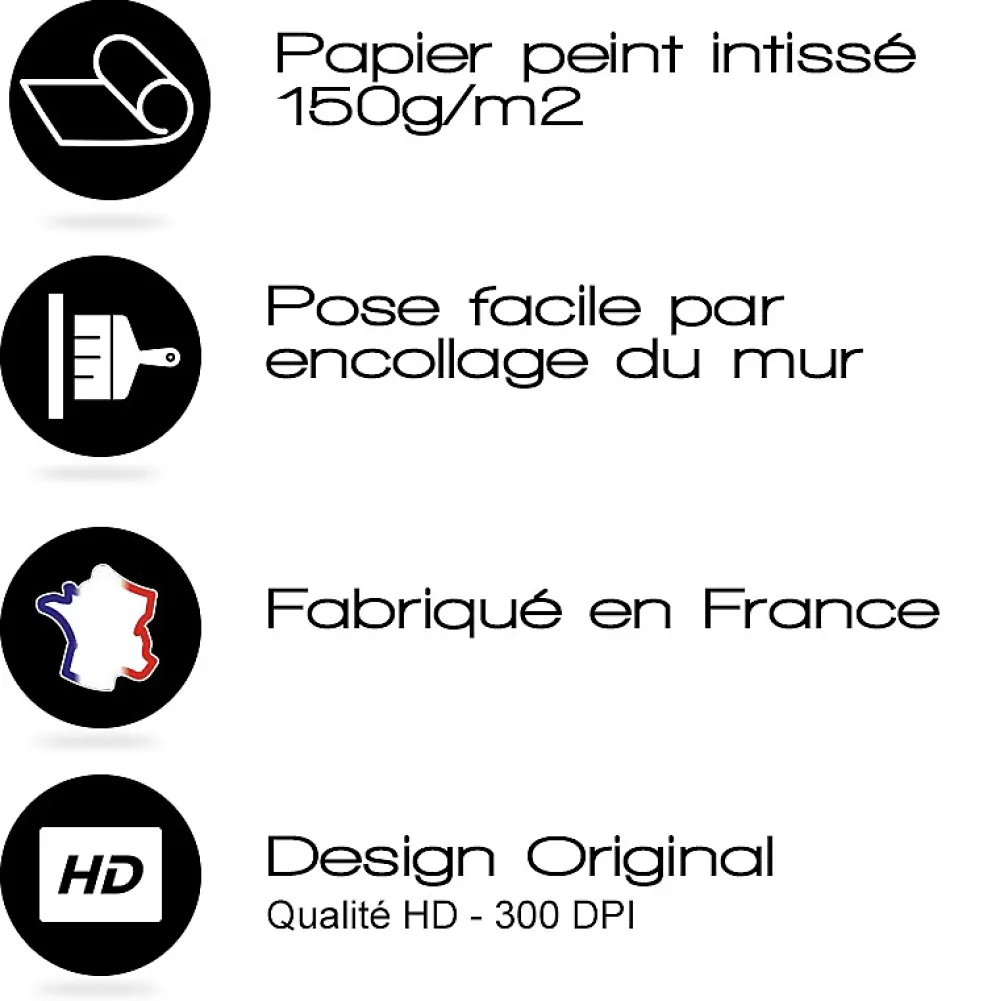 99DECO Papier peint panoramique - Cap Ferret - Vert - intissé : 150g/m² - 9 lés : 432x270cm- Papier Peint Panoramique