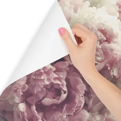 Muralo Papier Peint Photo Intissé FLEURS Pivoines Roses Pour La Chambre 450cm x 300cm- Papier Peint Panoramique