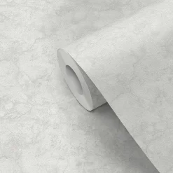 GoodHome Papier Peint<Papier peint pré-encollé vinyle intissé imitation carrelage Easy Roll Benham gris l.53 x H.1005 cm