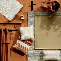 GoodHome Papier Peint<Papier peint pré-encollé vinyle intissé feuillage Easy Roll Duffy feuillage beige l.53 x H.1005 cm