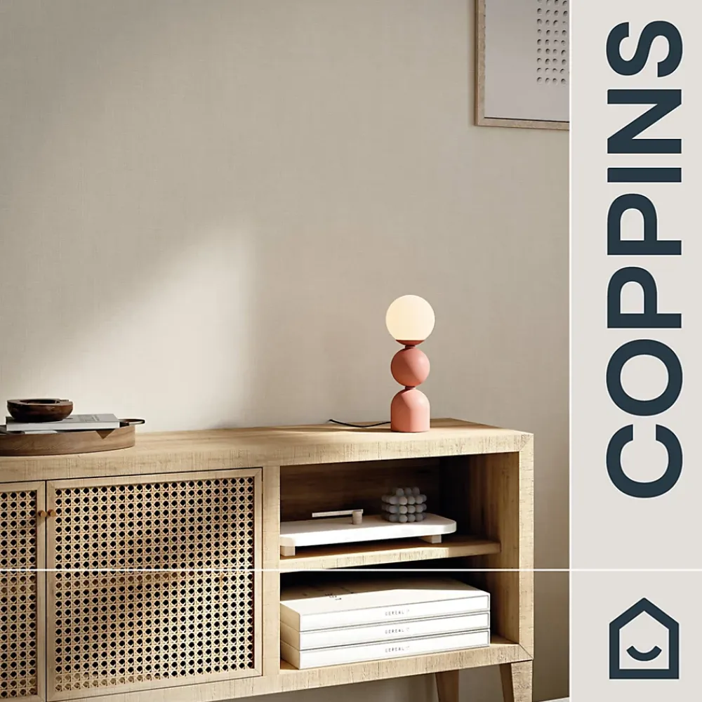 GoodHome Papier Peint<Papier peint pré-encollé vinyle intissé uni beige Easy Roll Coppins l.53 x H.1005 cm