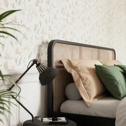 GoodHome Papier Peint<Papier peint pré-encollé vinyle intissé fleuri Easy Roll Aubourne beige l.53 x H.1005 cm