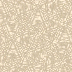 GoodHome Papier peint pré-encollé vinyle intissé géométrique Easy Roll Bolsa beige l.53 x H.1005 cm- Papier Peint