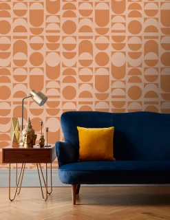 GoodHome Papier Peint<Papier peint Suède intissé Irving beige l.53 x H.1000 cm