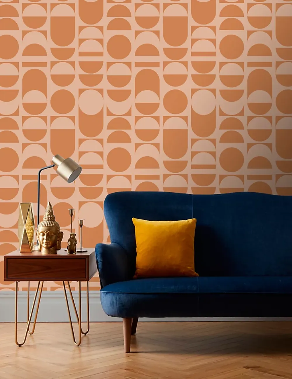GoodHome Papier Peint<Papier peint Suède intissé Irving beige l.53 x H.1000 cm