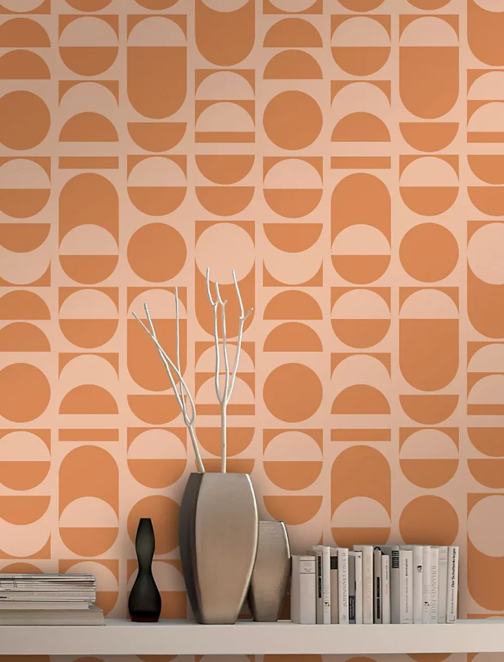GoodHome Papier Peint<Papier peint Suède intissé Irving beige l.53 x H.1000 cm