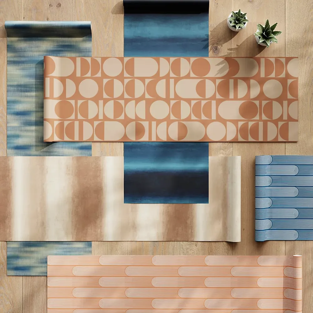 GoodHome Papier Peint<Papier peint Suède intissé Irving beige l.53 x H.1000 cm