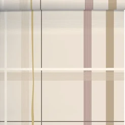 Lutèce Papier peint vinyl intissé Bensimon carreau beige L.1005 x l.53cm- Papier Peint