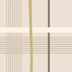 Lutèce Papier peint vinyl intissé Bensimon carreau beige L.1005 x l.53cm- Papier Peint