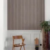 Grandeco Papier peint vinyle expansé intissé effet lattes de bois clair L.1005 x l.53cm- Papier Peint