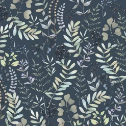 Ugepa Papier Peint<Papier peint vinyle grainé sur intissé botanique Olivia bleu L.1001 x l.53 cm Ugépa