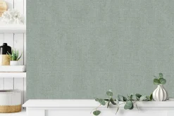 Ugepa Papier Peint<Papier peint vinyle grainé sur intissé uni tweed vert L.1001 x l.53cm Ugèpa