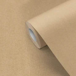 Ugepa Papier peint vinyle grainé sur intissé uni tweed camel L.1001 x l.53cm Ugèpa- Papier Peint