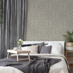 GoodHome Papier Peint<Papier peint Vinyle Intissé Nimie crème