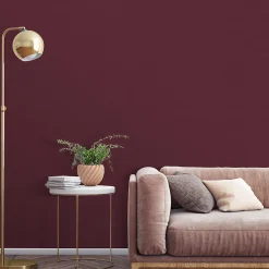 GoodHome Papier Peint<Papier peint Vinyle Intissé Tille Carmin