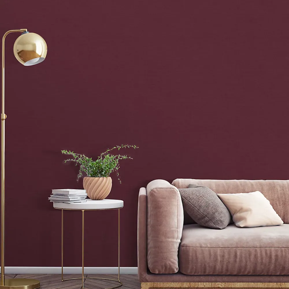 GoodHome Papier Peint<Papier peint Vinyle Intissé Tille Carmin