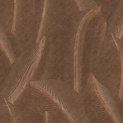 Lutece Papier Peint<Papier peint vinyle intissé Allure mat et satiné effet Cuivre feuilles marron, rouille l.1005 x l.53 cm