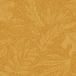 GoodHome Papier peint vinyle intissé Tuklu jaune ocre l.53 cm x 10m- Papier Peint