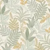 Lutece Papier Peint<Papier peint vinyle intissé Allure mat et satiné feuilles jaune, vert, bleu l.1005 x l.53 cm