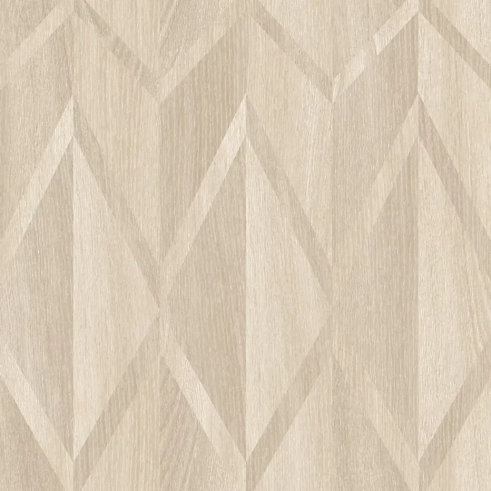 GoodHome Papier Peint<Papier peint vinyle intissé Cassata imprimé géométrique beige L.1000 x l.53cm
