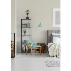 A.S. Creation Papier peint vinyle intissé uni beige ivoire mat L.1005 x l. 53 cm As Creation Antigua- Papier Peint