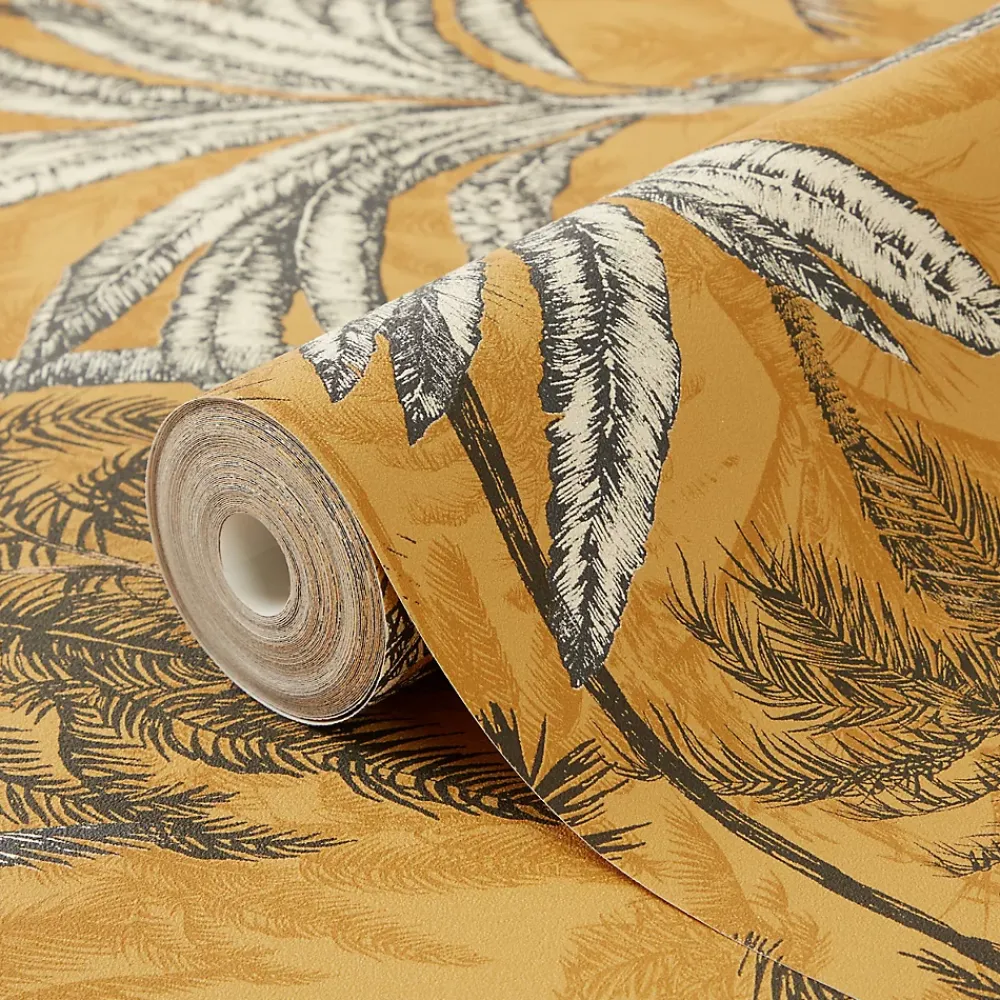 GoodHome Papier peint vinyle intissé texturé Rophyte- Papier Peint