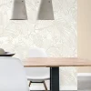 Rasch Papier peint vinyle intissé expansé feuillage beige L.1005 x l.53cm, Jungle sertie- Papier Peint