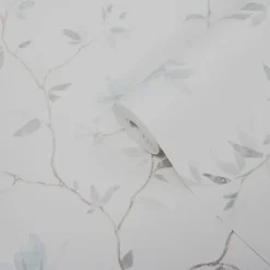 GoodHome Papier Peint<Papier peint vinyle sur intissé Mugga bleu