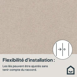 GoodHome Papier Peint<Papier peint vinyle sur intissé Moivre gris anthracite