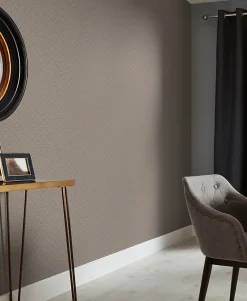 GoodHome Papier Peint<Papier peint vinyle sur intissé Ficus noir