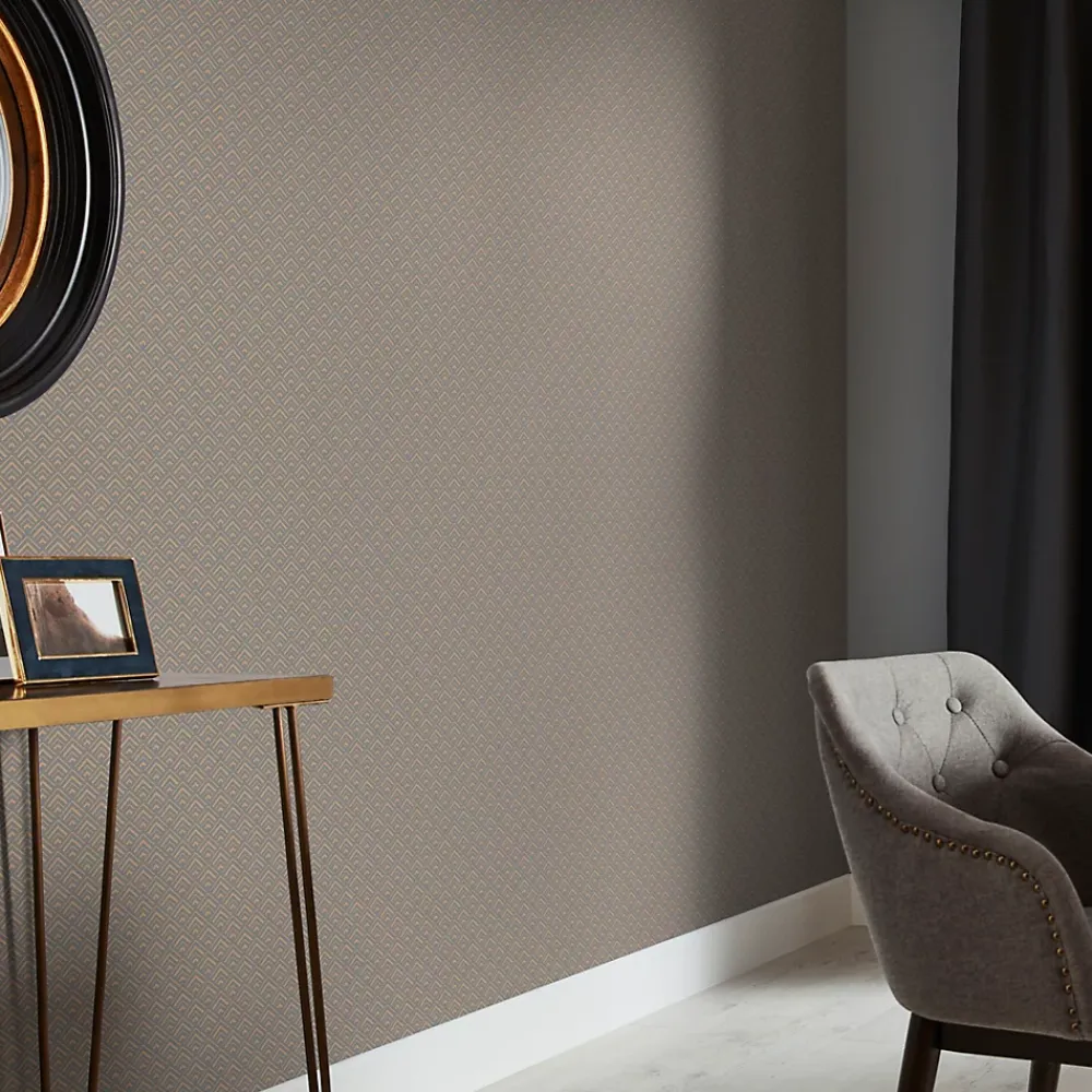 GoodHome Papier Peint<Papier peint vinyle sur intissé Ficus noir