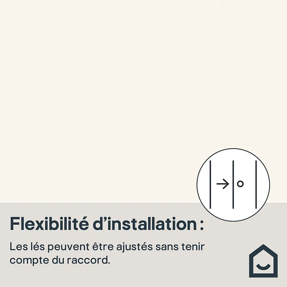 GoodHome Papier Peint<Papier peint vinyle sur intissé Aune blanc
