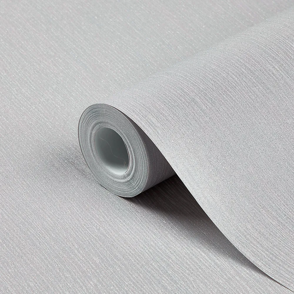 GoodHome Papier Peint<Papier peint vinyle sur intissé Lery gris clair